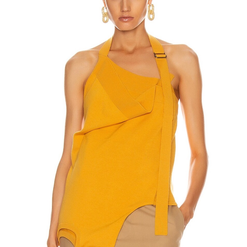 MONSE Upside Down Halter Knit Top - Sample